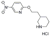 5-Nitro-2-(2-(piperidin-3-yl)ethoxy)pyridine hydrochloride Structure,1219977-07-7Structure