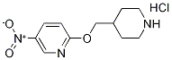 5-Nitro-2-(piperidin-4-ylmethoxy)pyridine hydrochloride Structure,1220020-74-5Structure