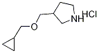 3-((Cyclopropylmethoxy)methyl)pyrrolidine hydrochloride Structure,1220038-74-3Structure