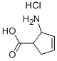 Cis-2- amino-3-cyclopentene-1-carboxylic  acid  hydrochloride Structure,122022-92-8Structure