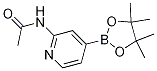 N-(4-(4,4,5,5-tetramethyl-1,3,2-dioxaborolan-2-yl)pyridin-2-yl)acetamide Structure,1220220-21-2Structure