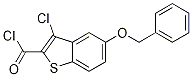 3-Chloro-5-(phenylmethoxy)-benzo[b]thiophene-2-carbonyl chloride Structure,122024-71-9Structure