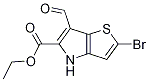 Ethyl 2-bromo-6-formyl-4h-thieno[3,2-b]pyrrole-5-carboxylate Structure,1221186-54-4Structure