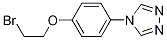 4-(4-(3-Bromoethoxy)phenyl)-4h-1,2,4-triazole Structure,1221279-15-7Structure