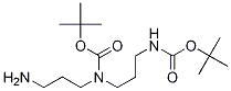 N-(3-aminopropyl)-n-[3-[[(1,1-dimethylethoxy)carbonyl]amino]propyl]carbamic acid 1,1-dimethylethyl ester Structure,122248-82-2Structure