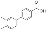 3,4-Dimethylbiphenyl-4-carboxylic acid Structure,122294-09-1Structure