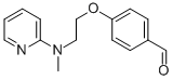 4-[2-(Methyl-2-pyridinylamino)ethoxy]benzaldehyde Structure,122321-03-3Structure