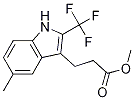 Methyl 3-(5-methyl-2-(trifluoromethyl)-1h-indol-3-yl)propanoate Structure,1223418-36-7Structure