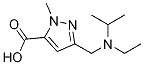 3-((Ethyl(isopropyl)amino)methyl)-1-methyl-1h-pyrazole-5-carboxylic acid Structure,1223748-32-0Structure