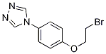 4-(4-(2-Bromoethoxy)phenyl)-4h-1,2,4-triazole Structure,1223748-48-8Structure