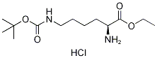 (S)-2-氨基-6-((叔丁氧基羰基)氨基)己酸乙酯鹽酸鹽結(jié)構(gòu)式_122456-82-0結(jié)構(gòu)式