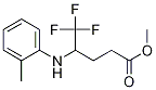 Methyl 5,5,5-trifluoro-4-(o-tolylamino)pentanoate Structure,1224599-56-7Structure