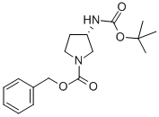 (S)-1-n-cbz-3-n-boc-氨基吡咯烷結構式_122536-74-7結構式