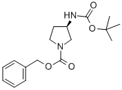 (R)-1-cbz-3-(boc-amino) pyrrolidine Structure,122536-75-8Structure