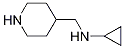 Cyclopropyl-piperidin-4-ylmethyl-amine Structure,1225472-72-9Structure