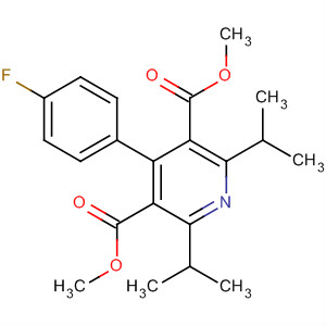 Dimethyl 2,6-diisopropyl-4-(4-fluorophenyl)-pyridine-3,5-dicarboxylate Structure,122549-42-2Structure