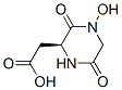 2-Piperazineaceticacid,4-hydroxy-3,6-dioxo-,(s)-(9ci) Structure,122556-80-3Structure