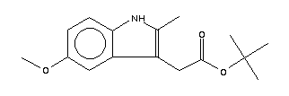 Tert-butyl 2-(5-methoxy-2-methyl-1h-indol-3-yl)acetate Structure,1226-02-4Structure