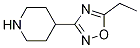 4-(5-乙基-1,2,4-噁二唑-3-基)哌啶結(jié)構(gòu)式_1226148-67-9結(jié)構(gòu)式