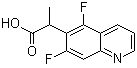 2-(5,7-Difluoro-6-quinolyl)propanoic acid Structure,1226776-94-8Structure