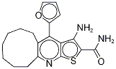 3-氨基-4-(2-呋喃)-6,7,8,9,10,11-六氫-5H-環(huán)壬[b]噻吩并[3,2-e]吡啶-2-羧酰胺結(jié)構(gòu)式_1226794-97-3結(jié)構(gòu)式