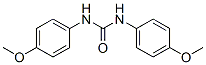 1,3-Bis(p-methoxyphenyl)urea Structure,1227-44-7Structure