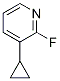 3-Cyclopropyl-2-fluoropyridine Structure,1227177-68-5Structure