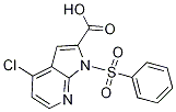 4-Chloro-1-(phenylsulfonyl)-1h-pyrrolo[2,3-b]pyridine-2-carboxylic acid Structure,1227268-65-6Structure