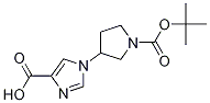 1-(1-Tert-butoxycarbonyl-pyrrolidin-3-yl)-1h-imidazole-4-carboxylic acid Structure,1227270-35-0Structure