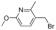 3-(Bromomethyl)-6-methoxy-2-methylpyridine Structure,1227575-85-0Structure