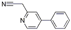 2-(4-Phenylpyridin-2-yl)acetonitrile Structure,1227606-66-7Structure