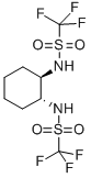 (1R)-trans-n,n′-1,2-cyclohexanediylbis(1,1,1-trifluoromethanesulfonamide) Structure,122833-60-7Structure