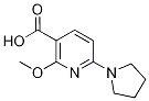 2-Methoxy-6-(pyrrolidin-1-yl)nicotinic acid Structure,1228665-72-2Structure