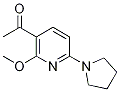 1-(2-Methoxy-6-(pyrrolidin-1-yl)pyridin-3-yl)ethanone Structure,1228666-25-8Structure