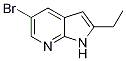 5-Bromo-2-ethyl-1h-pyrrolo[2,3-b]pyridine Structure,1228666-29-2Structure