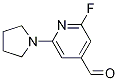 2-Fluoro-6-(pyrrolidin-1-yl)isonicotinaldehyde Structure,1228666-44-1Structure