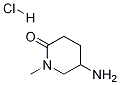 5-Amino-1-methylpiperidin-2-one hydrochloride Structure,1228838-10-5Structure