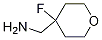 (4-Fluorotetrahydro-2h-pyran-4-yl)methanamine Structure,1228875-13-5Structure