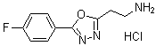 2-(5-(4-Fluorophenyl)-1,3,4-oxadiazol-2-yl)ethanamine hydrochloride Structure,1228878-58-7Structure