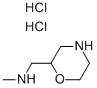 N-methyl-n-(morpholin-2-ylmethyl)amine hydrochloride Structure,122894-43-3Structure