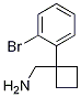 (1-(2-Bromophenyl)cyclobutyl)methanamine Structure,1228994-79-3Structure