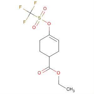 Ethyl 4-(trifluoromethylsulfonyloxy)cyclohex-3-enecarboxylate Structure,122948-57-6Structure