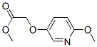 Acetic acid, [(6-methoxy-3-pyridinyl)oxy]-, methyl ester (9ci) Structure,123022-16-2Structure