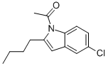 1-Acetyl-2-butyl-5-chloroindole Structure,123028-39-7Structure