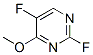 Pyrimidine, 2,5-difluoro-4-methoxy- (9ci) Structure,123038-80-2Structure