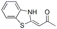 2-Propanone,1-(2(3h)-benzothiazolylidene)-,(e)-(9ci) Structure,123150-31-2Structure