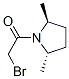 Pyrrolidine, 1-(bromoacetyl)-2,5-dimethyl-, (2s-trans)- (9ci) Structure,123265-82-7Structure