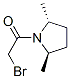 Pyrrolidine, 1-(bromoacetyl)-2,5-dimethyl-, (2r-trans)- (9ci) Structure,123265-83-8Structure