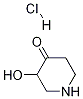 4-Piperidinone, 3-hydroxy-, hydrochloride Structure,1232675-02-3Structure