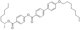 (R)-4-[(1-methylheptyloxy)carbonyl]phenyl 4′-octyloxy-4-biphenylcarboxylate Structure,123286-51-1Structure